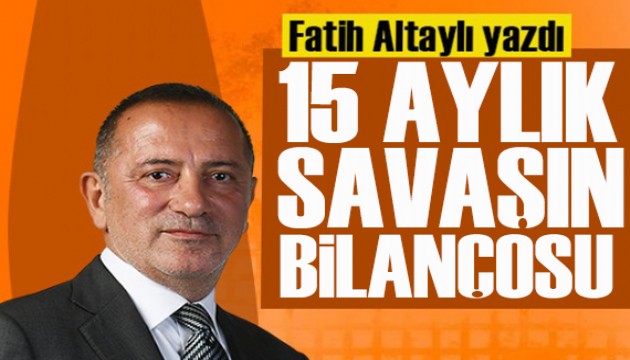 Fatih Altaylı yazdı: Ne siyonist yandaşlığım kaldı, ne İsrail'e satılmışlığım