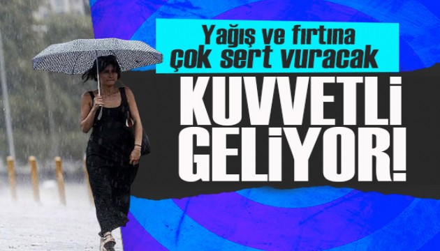 Meteoroloji'den 25 il için sarı kodlu uyarı: Kuvvetli sağanak geliyor