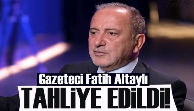 Son dakika/ Fatih Altaylı tahliye edildi