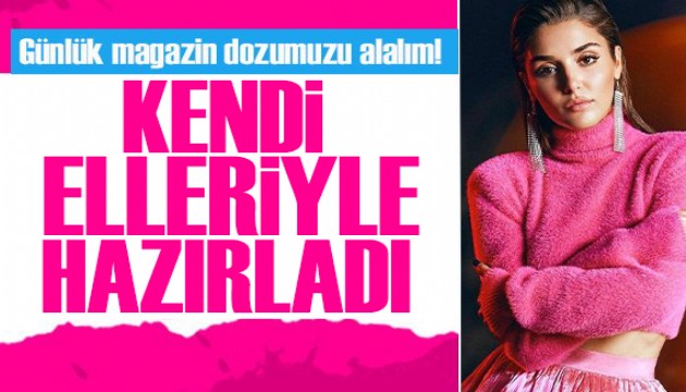 Hande Erçel'in aşure tarifi sosyal medyada büyük ilgi gördü