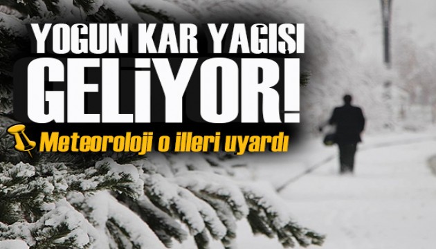 Meteoroloji İl İl uyardı: Kuvvetli ve yoğun kar etkili olacak