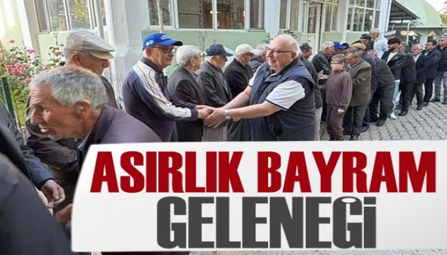 Çanakkale'de asırlık gelenek! 'Bayram halkası' oluşturuldu