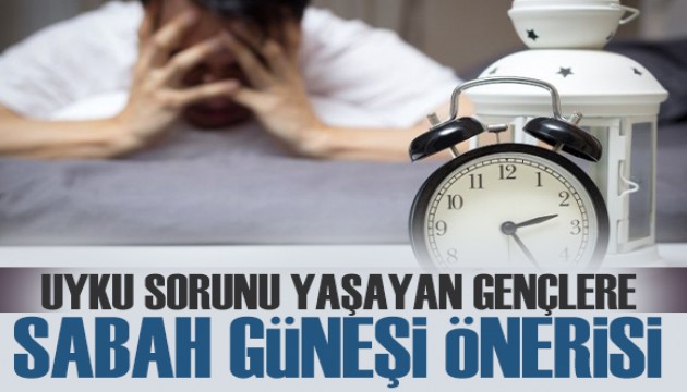 Uyku sorunu yaşayan gençlere 