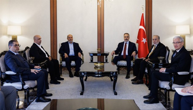 Bakan Fidan, Hamas heyetiyle görüştü