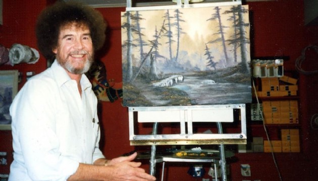 Bob Ross'un 3 tablosu, rekor fiyata satıldı