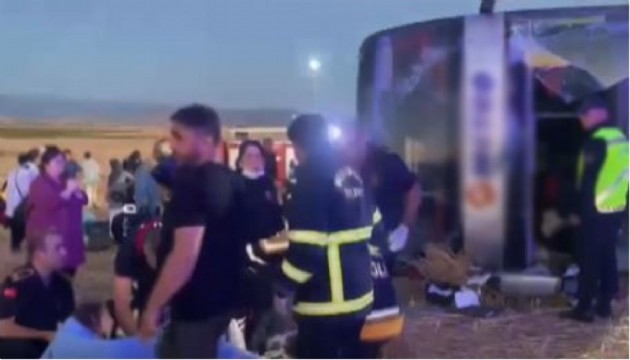 Amasya'da feci kaza! 46 yaralı