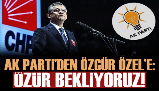 AK Parti Grup Başkanı Güler: Özgür Özel'den özür bekliyoruz