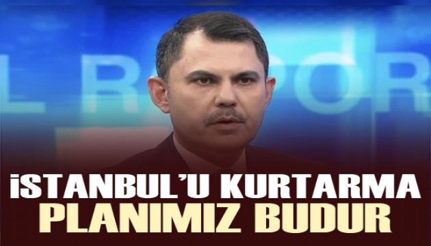 Murat Kurum'dan tv100'de kritik mesajlar