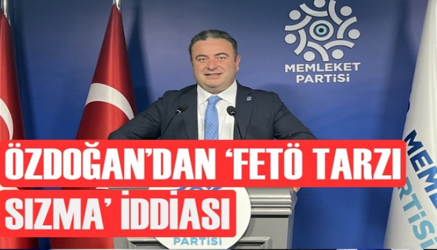 Ömer Özdoğan'dan çarpıcı iddia: FETÖ benzeri yapı sızmaya kalktı, yeni parti kuruyoruz