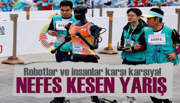 Nefes kesen yarış! Robotlar ve insanlar karşı karşıya!