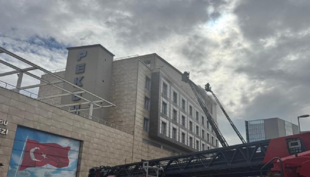 Merter Polisevi'nde yangın