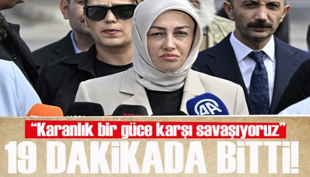Sinan Ateş'in eşi Ayşe Ateş'ten 10 dakikalık duruşma sonrası açıklama: Karanlık bir güce karşı savaşıyoruz