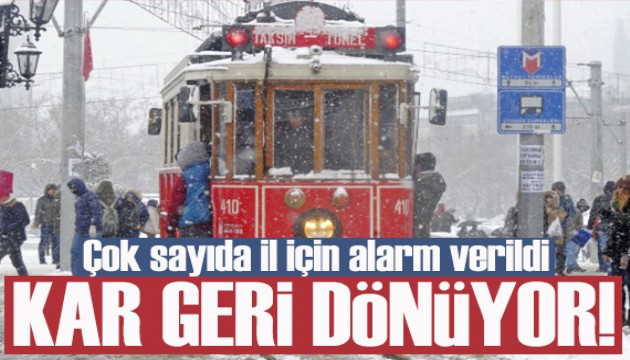 Kar geri geliyor: Sıcaklıklar 13 derece birden düşecek