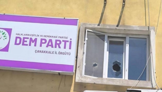 DEM Parti il binasına saldırı yapıldı