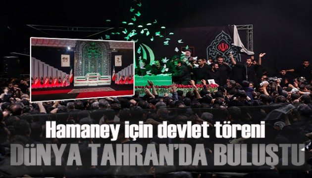 Hamaney için devlet töreni: Türkiye'yi Cevdet Yılmaz temsil ediyor