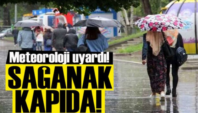 Meteoroloji'den uyarı: Gök gürültülü sağanak yağış geliyor