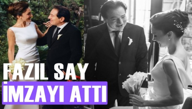 Ünlü piyanist Fazıl Say evlendi