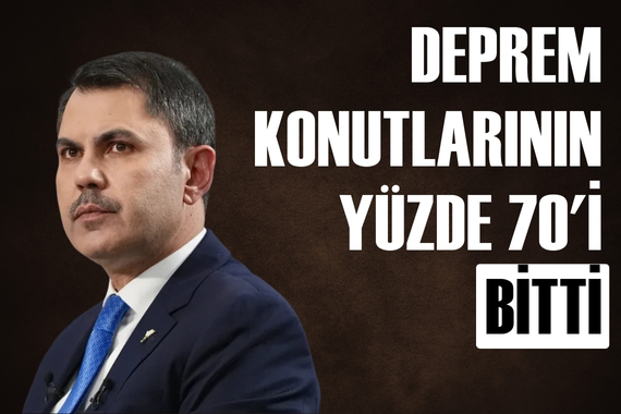 Murat Kurum: Deprem konutlarının yüzde 70'i bitti