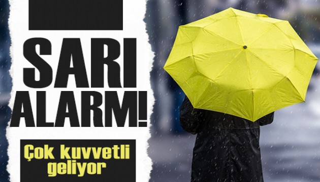 Meteoroloji'den uyarı: Kuvvetli yağış ve rüzgara dikkat