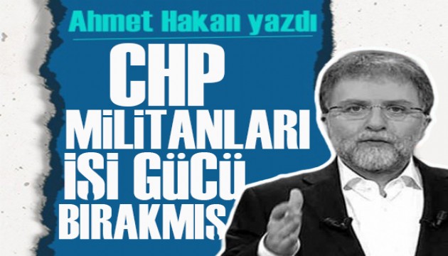 Ahmet Hakan: CHP militanları, işi gücü bırakmış Murat Kurum'da açık arıyorlar