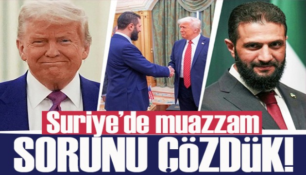Trump: Suriye'de “muazzam bir sorunu çözdük”