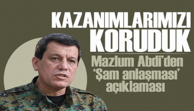 Mazlum Abdi'den 'Şam anlaşması' açıklaması: Emeğe haksızlık olur