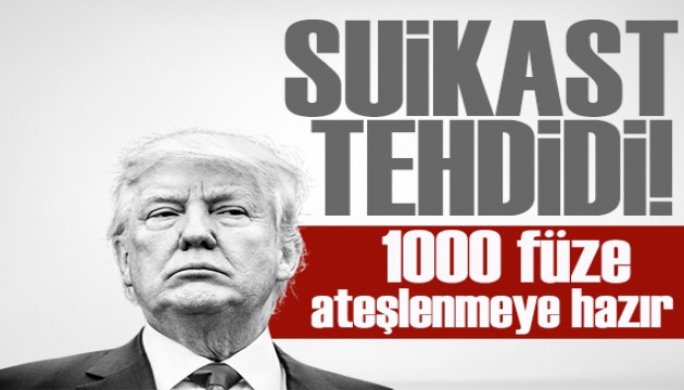 Trump'tan İran'a tehdit! 1000 füze ateşlenmeye hazır