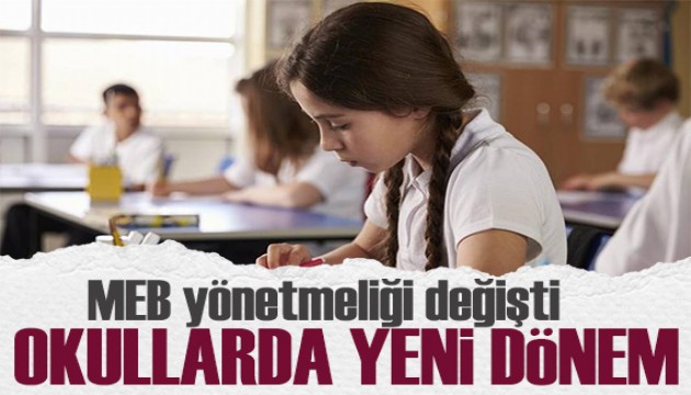Okullarda yeni dönem başladı: MEB yönetmeliği değişti