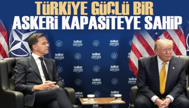 Trump'tan çok konuşulacak sözler: Türkiye  güçlü bir askeri kapasiteye sahip