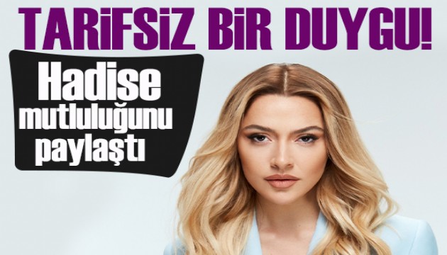 Hadise 2'nci kez hala oldu! Mutluluğunu paylaştı