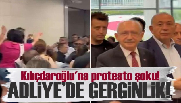 Deniz Göktaş'ın adliyeye sevkinde gerginlik: Kılıçdaroğlu'na protesto