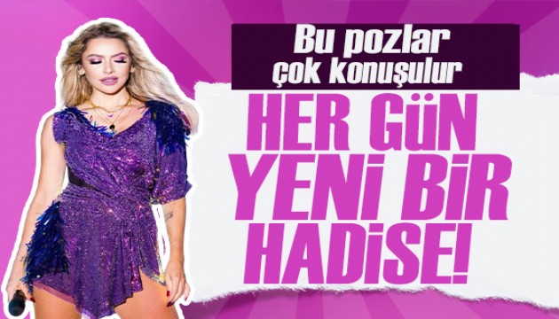 Hadise sırt dekolteli elbisesiyle büyüledi!