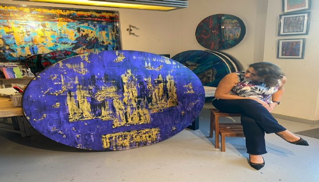 Yasemen Latife Ayvaz'ın sergisi sanatseverlerle buluşuyor