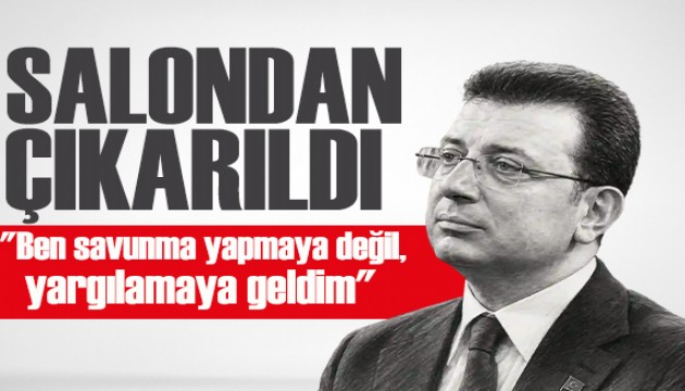 Ekrem İmamoğlu mahkeme salonundan çıkarıldı! İBB Davası'nda gerginlik