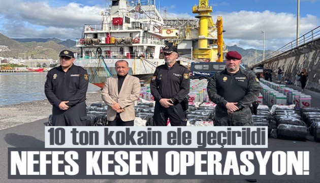 Gemide 10 ton kokain ele geçirildi