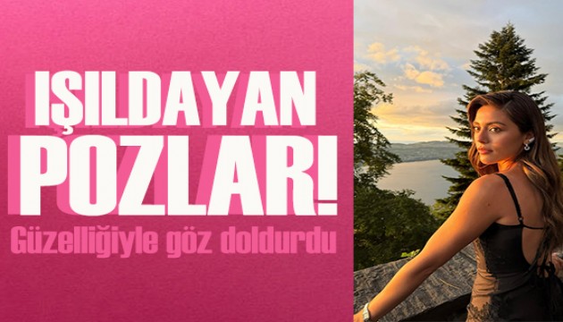 Sıla Türkoğlu'ndan İsviçre'de ışıldayan pozlar!
