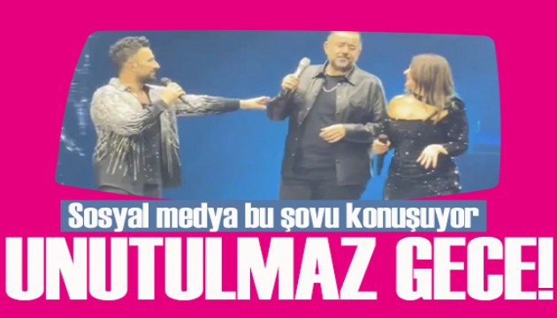 Sosyal medya ünlü üçlünün şovunu konuşuyor