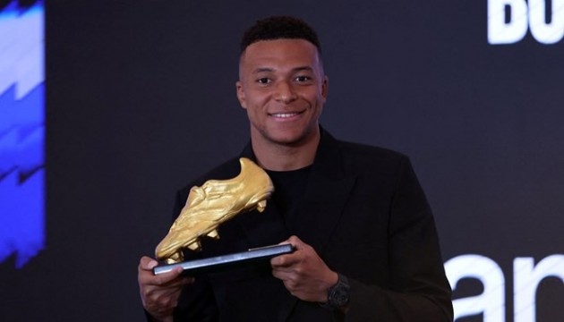 Mbappe, Avrupa Altın Ayakkabı ödülünün sahibi oldu