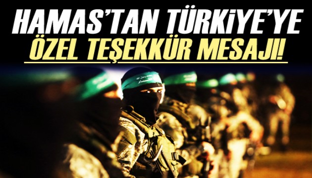 Hamas'tan Türkiye'ye özel teşekkür