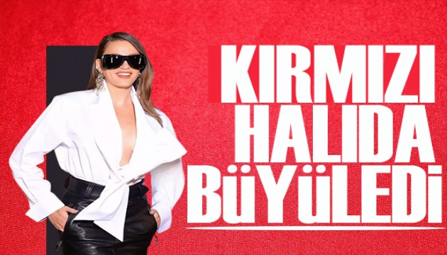 Serenay Sarıkaya'dan Paris çıkarması! Kırmızı halıda nefes kesti!