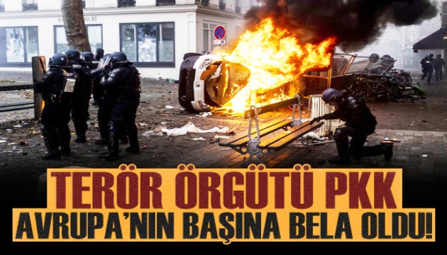 Terör örgütü PKK Avrupa'nın başına bela oldu