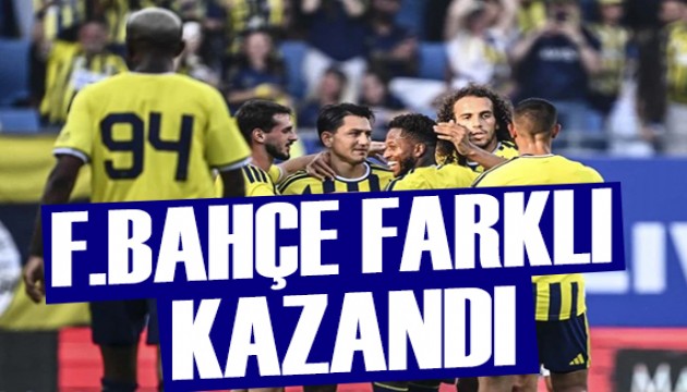 Fenerbahçe farklı kazandı