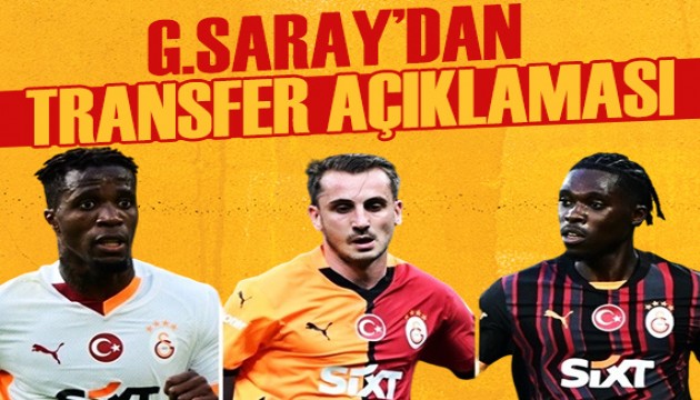 Galatasaray'dan transfer açıklaması