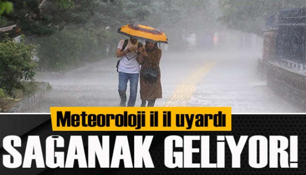 Meteoroloji'den kritik uyarı! Gök gürültülü sağanak yağış geliyor