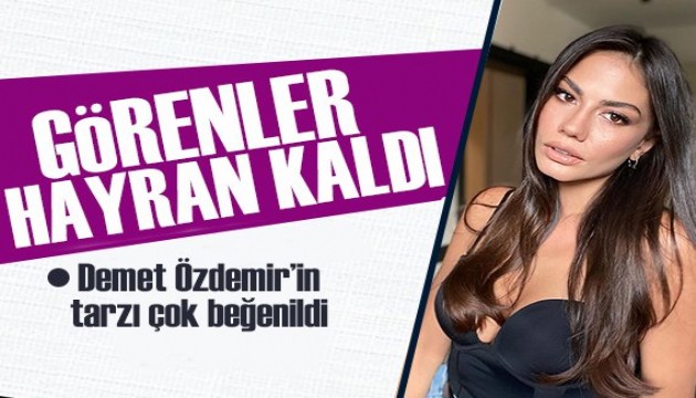 Demet Özdemir Cannes'da tarzıyla çok beğenildi