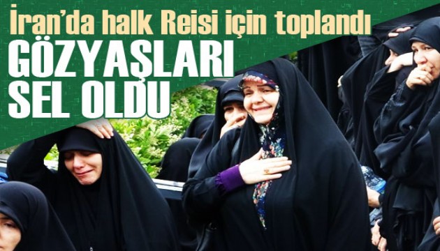 İran'da halk Reisi'yi anmak için toplandı