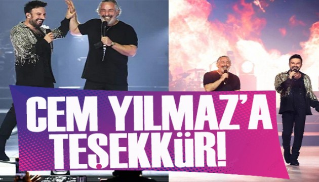 Tarkan'dan, Cem Yılmaz'a teşekkür! 'En unutulmaz anlardan biri'