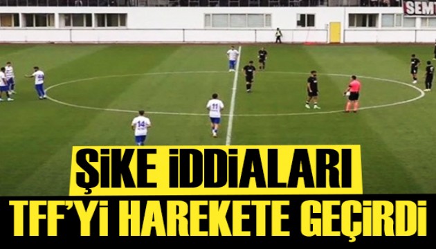 TFF o maç için harekete geçti: Şike iddiası gündeme gelmişti
