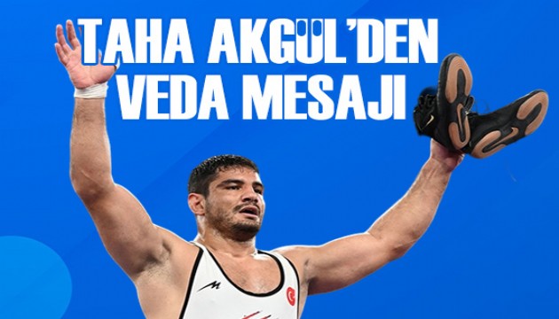 Taha Akgül'den veda mesajı
