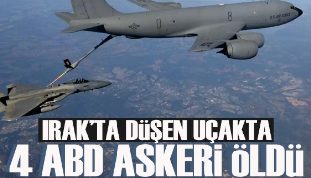 Irak'ta düşen uçakta 4 ABD askeri hayatını kaybetti